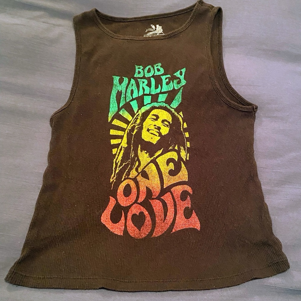 Bob Marley One Love women’s tank top size small black